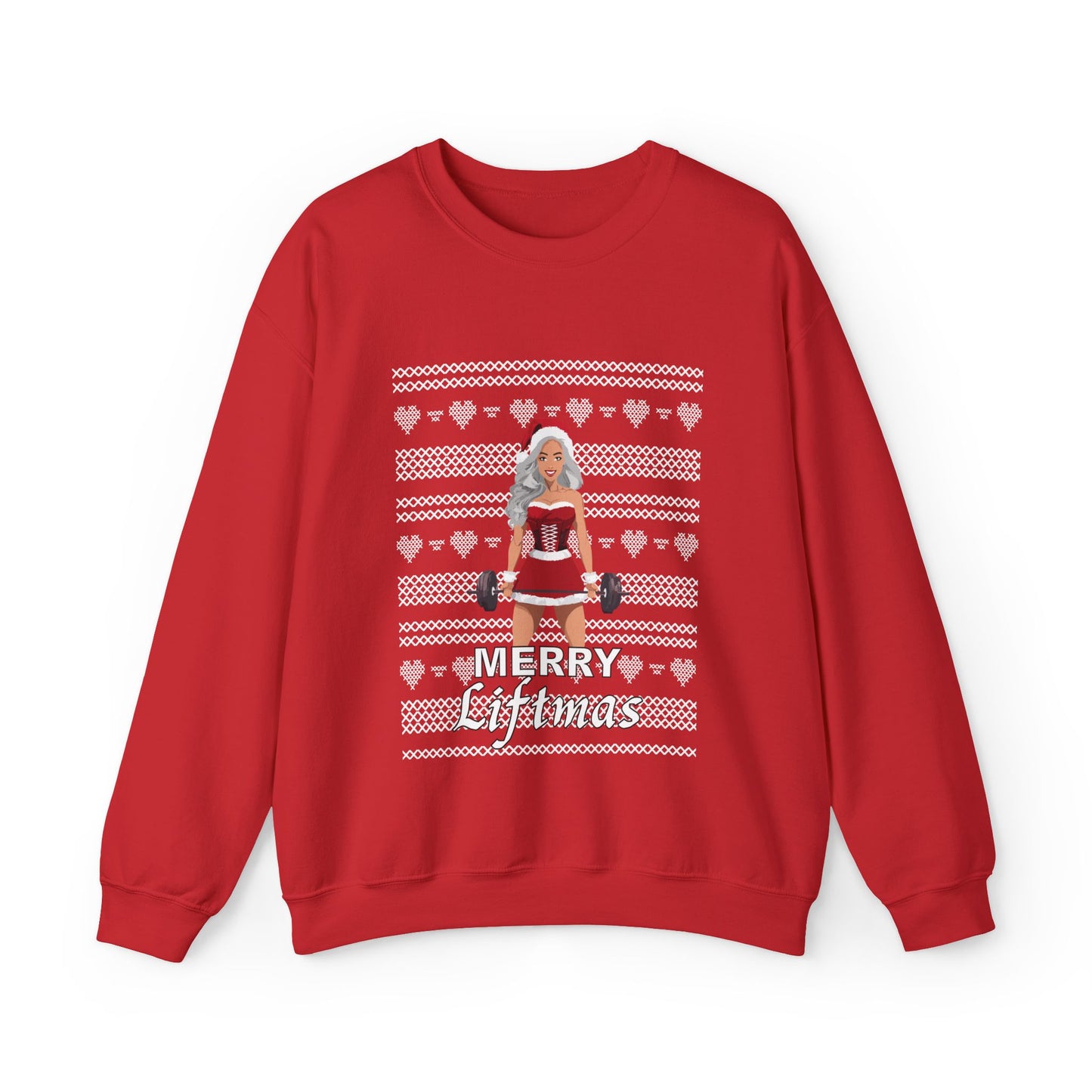 Merry Liftmas Mrs. Claus Unisex Sweatshirt