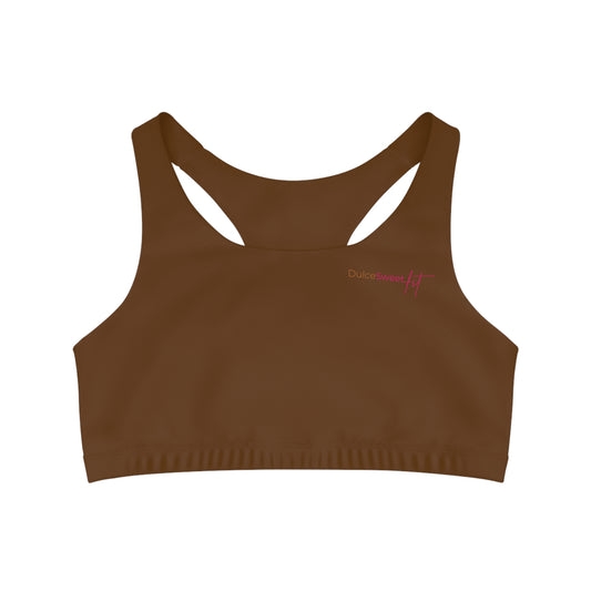 Dulce Sweet Brown Seamless Sports Bra