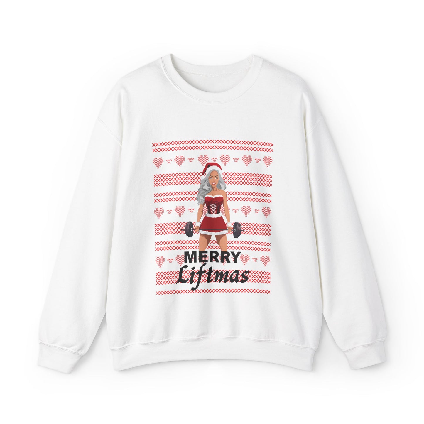 Merry Liftmas Mrs. Claus Unisex Sweatshirt