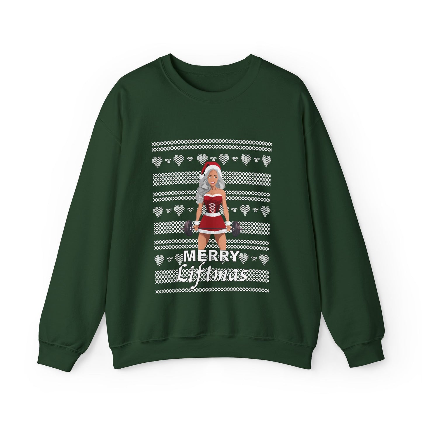 Merry Liftmas Mrs. Claus Unisex Sweatshirt