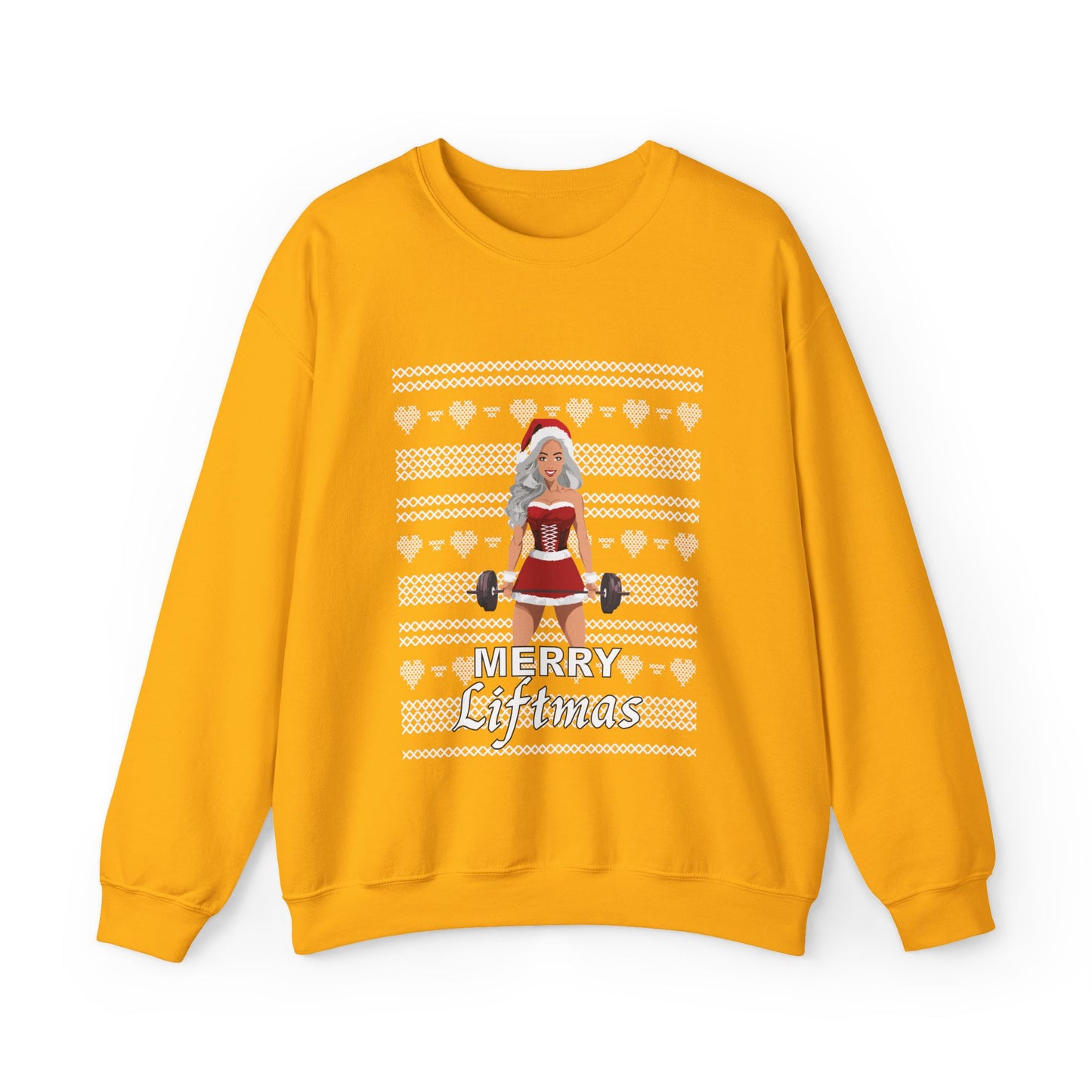 Merry Liftmas Mrs. Claus Unisex Sweatshirt