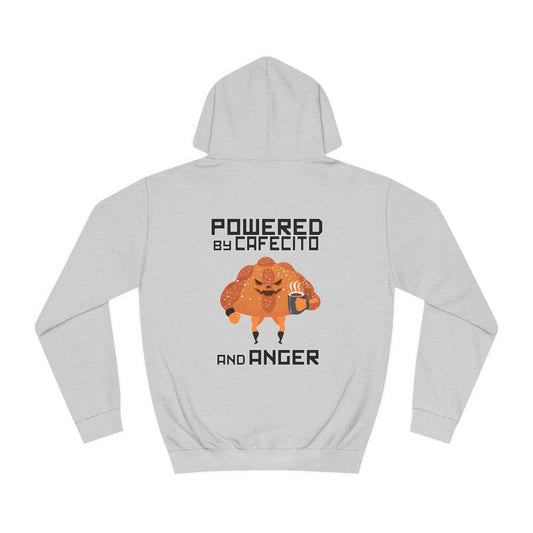 Pan de Muerto "Powered by Cafecito and Anger" Unisex Hoodie