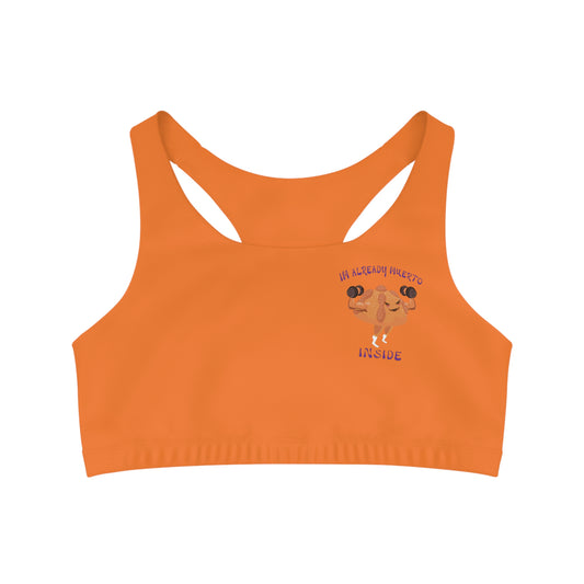 Pan de Muerto "I'm already muerto inside" Seamless Sports Bra