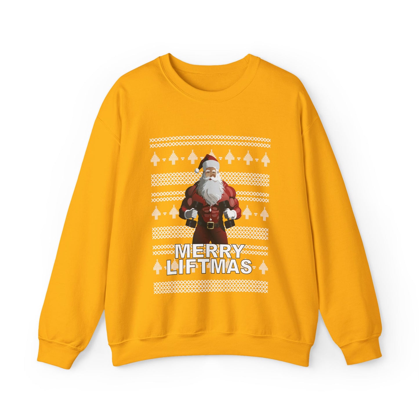 Merry Liftmas Santa Claus Unisex Sweatshirt