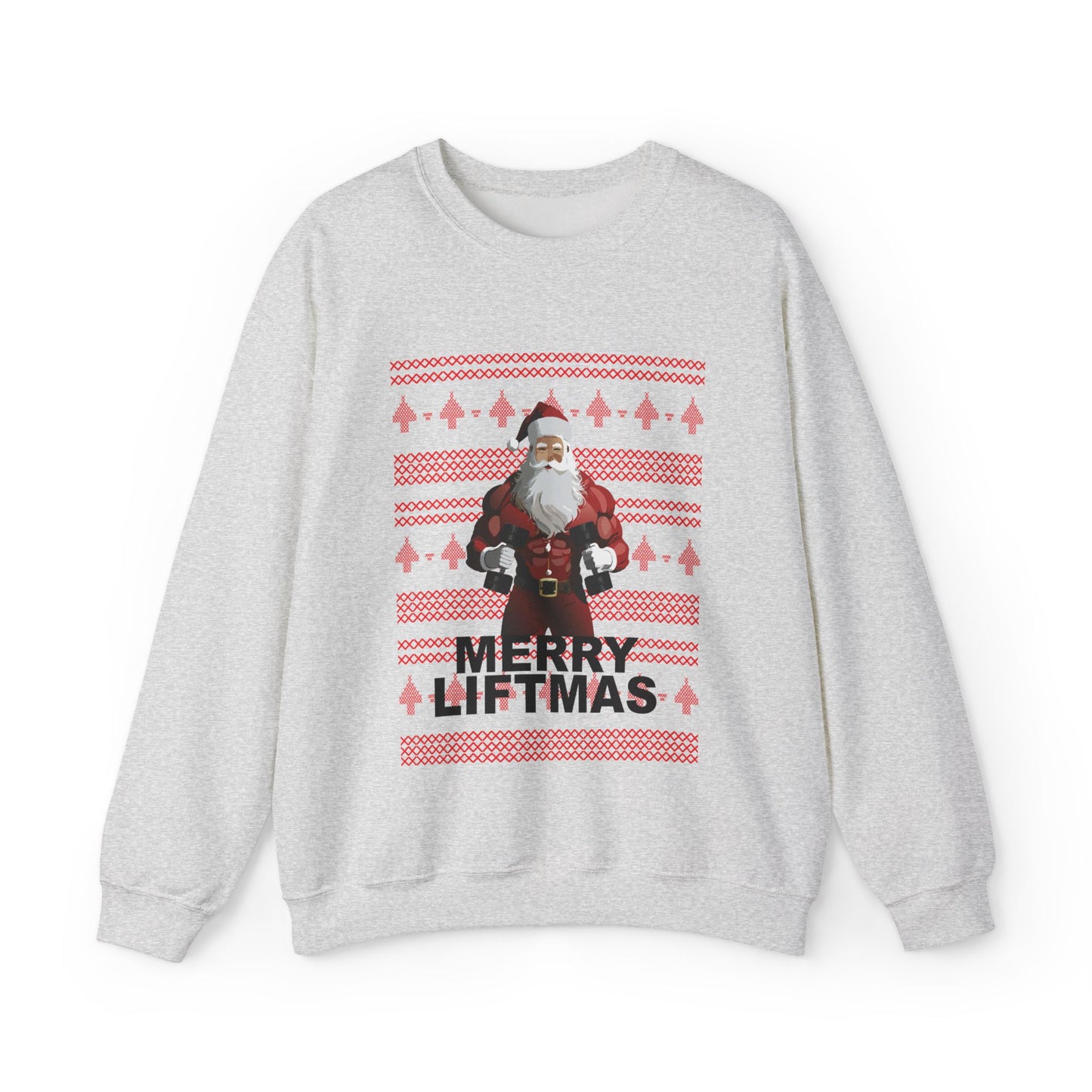 Merry Liftmas Santa Claus Unisex Sweatshirt