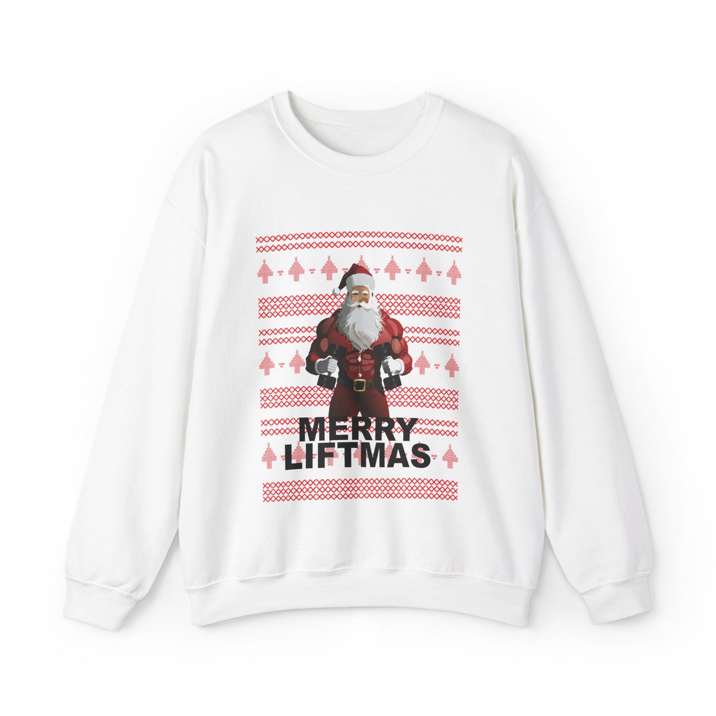 Merry Liftmas Santa Claus Unisex Sweatshirt